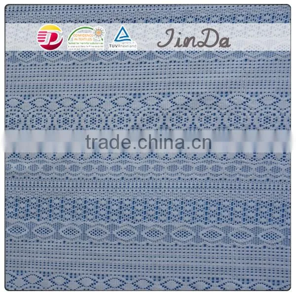 Newest charming embellished lace fabric for lady garment