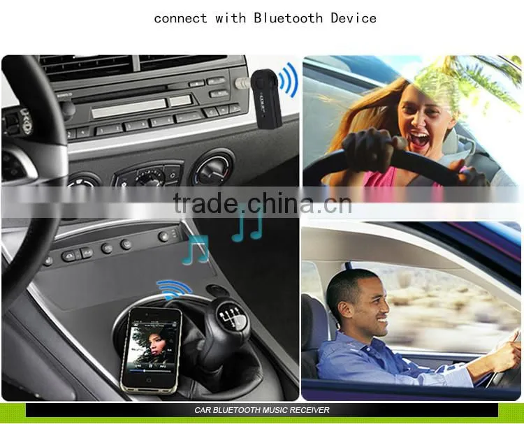 Cheap 3.5mm Bluetooth Audio Receiver Car Bluetooth Music Receiver with Stereo Output