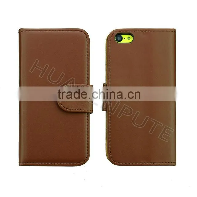 Leather Case For iPhone 5c , Flip Covers For iPhone 5c Mobile Case