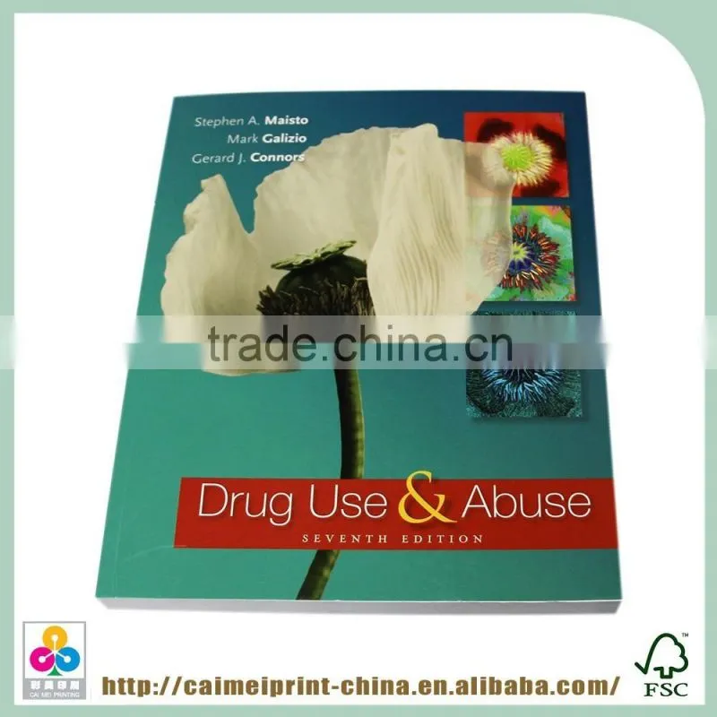 High qulity book cover paper , High Quality book printing service in shenzhen