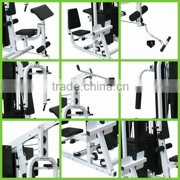 high class quality heavy duty muti-functional 4 Station Home Gym fitness equipment