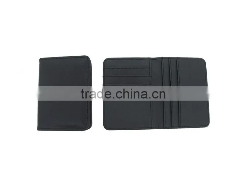 Lambskin Leather Card Holder/Leather Wallet for Mens/Leather ID Card Holder