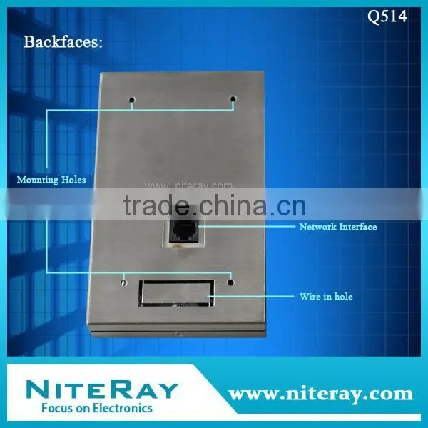 Waterproof sip door phone with doorbell phone intercom