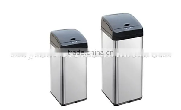 sensor dustbin 5038LM 38L Stainless Steel Sensor Bin, with black Lid