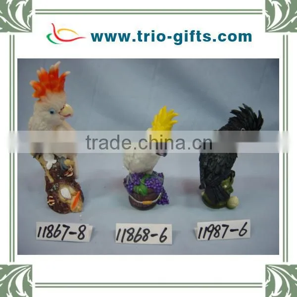 Resin blue macaw decoration parrot
