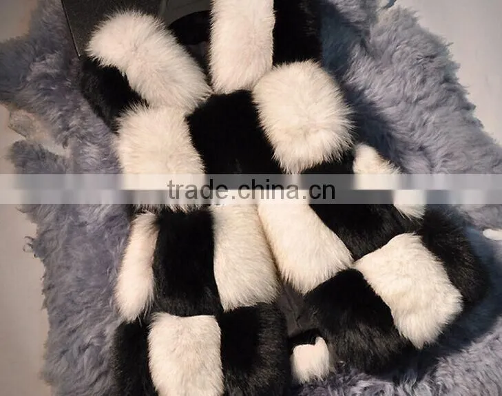 New 2015 Winter Vest Women Artifical Fox Fur Vest High-Grade Fur Coat Fashion Women Clothes