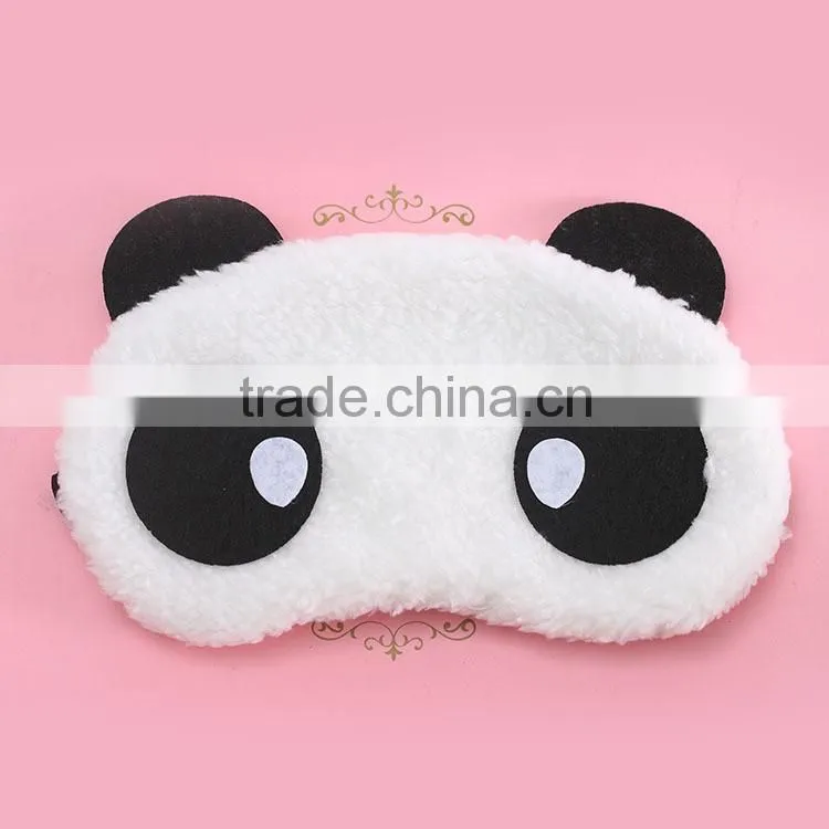 Panda Sleeping Eye Mask Nap Eye Shade Cartoon Blindfold Sleep Eyes Cover Sleeping Travel Rest Patch Blinder