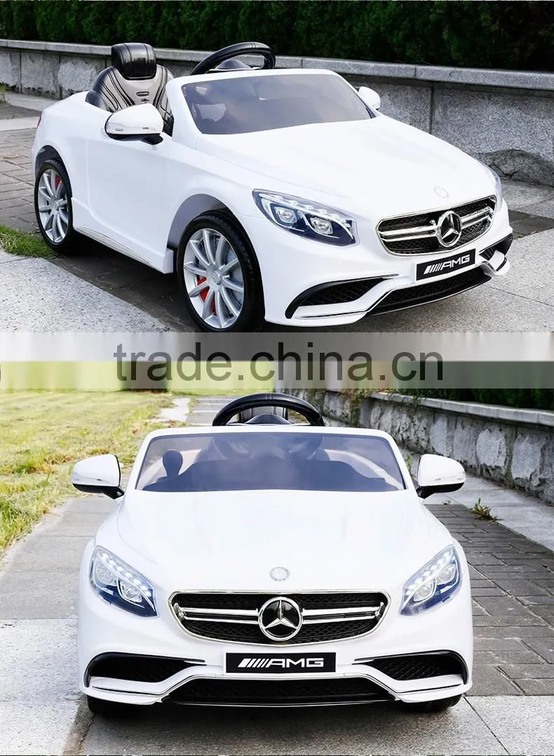 Licensed Mercedes Benz S63 Licensed Kids Electric Toy Ride on Car 12v Battery Powered