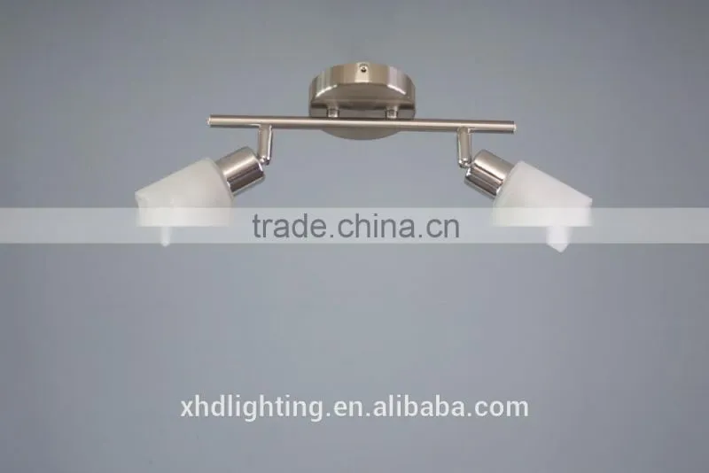 360 degree rotate frosted glass GU10 led spot ceiling lamp Zhongshan Coozen lighting