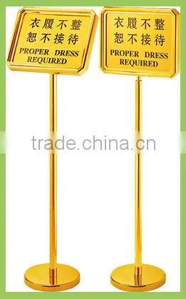 Lobby Slant Sign Stand