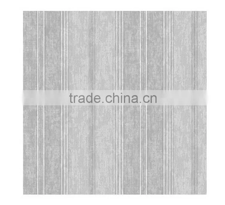 discounted printed vinyl coated wallpaper, navy blue neat wide stripe wall sticker for closet room , fancy wall mural roll