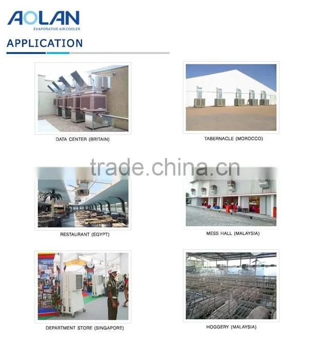 Aolan manufacturer fan air cooling pad for poultry farm / desert cooler pad
