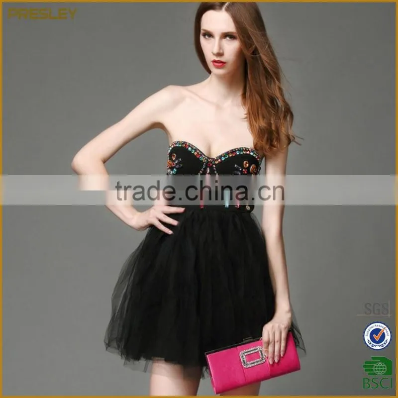 2016 Fashion Dresses Designer One Piece Party Dress, Girl Party Wear Western Dress