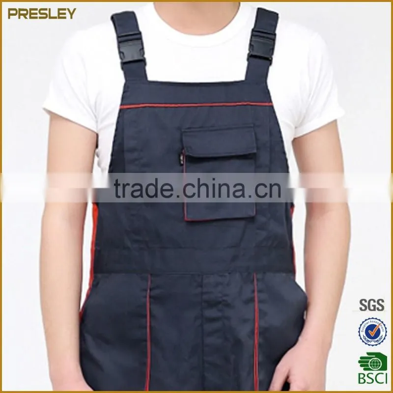 Custom Men's Jump suit overalls Bibs Workwears With Embroidery Logo