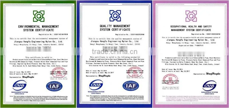 MC and PA6 nylon pipes wear resistant nylon pipe