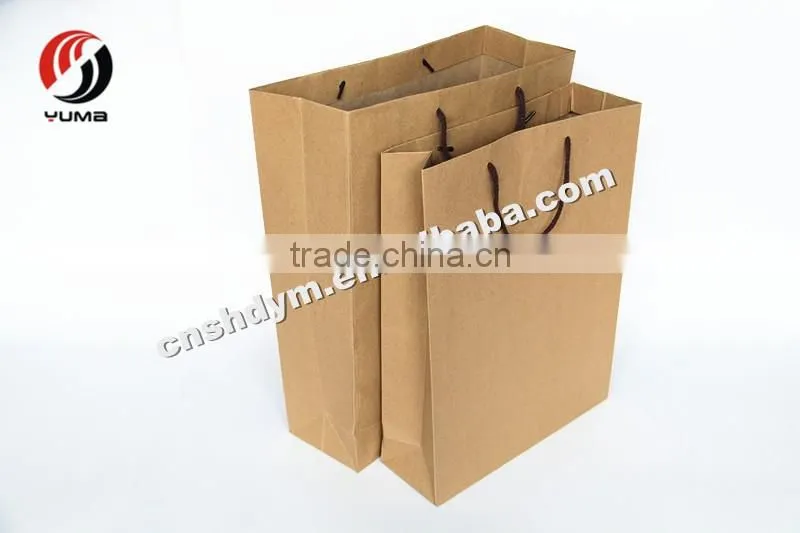 high quality recyclable custom printed kraft paper bag