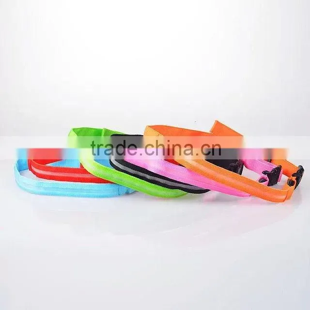 Fashion outdoor led waist belt sport physical therapy waist belt losing weight waist belt