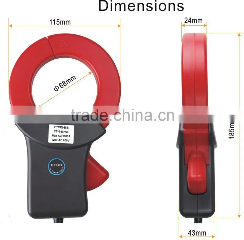 ETCR068B Clamp Leakage current sensor electrical instrument