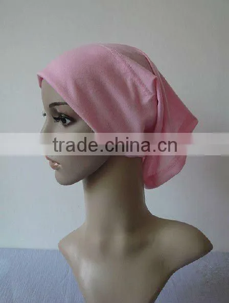 C001 plain tube underscarf,cotton underscarf and hats