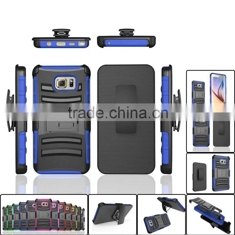 TPU+PC New arriving Combo robot case with stand for Samsung Galaxy Note 4