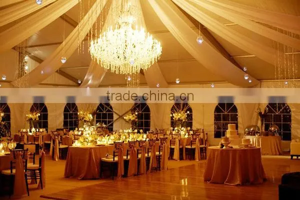 well decorated outdoor party tent