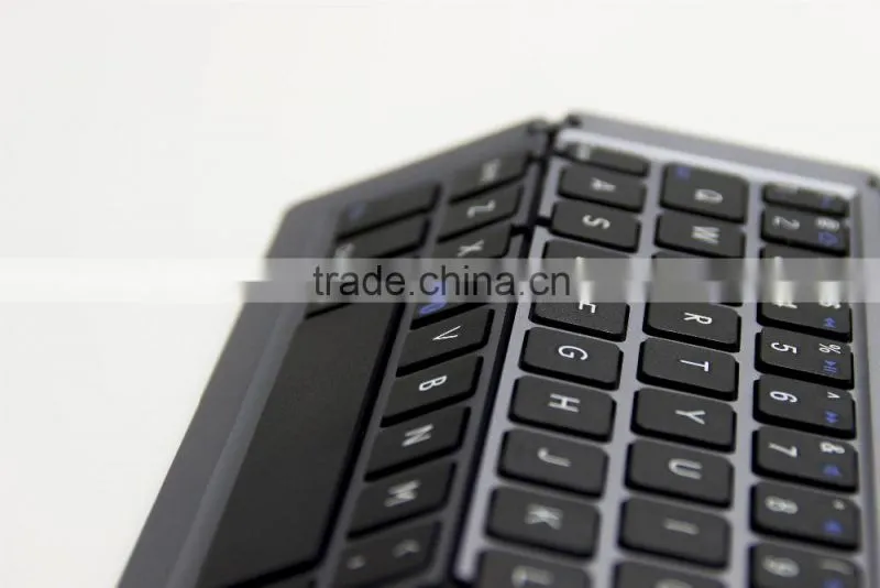 Folding rectangle wireless bluetooth keyboard