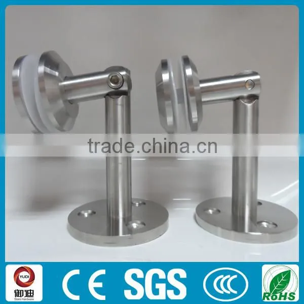 high quality stainless steel 316 glass to wall connector for glass canopy