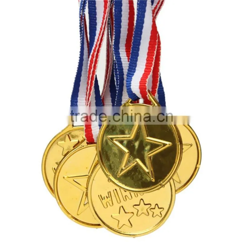 Hot Sale Custom Personalized Cheap Souvenirs 3D PVC Rubber Good Citizen Award Medals with Ribbon for Promotional Gifts