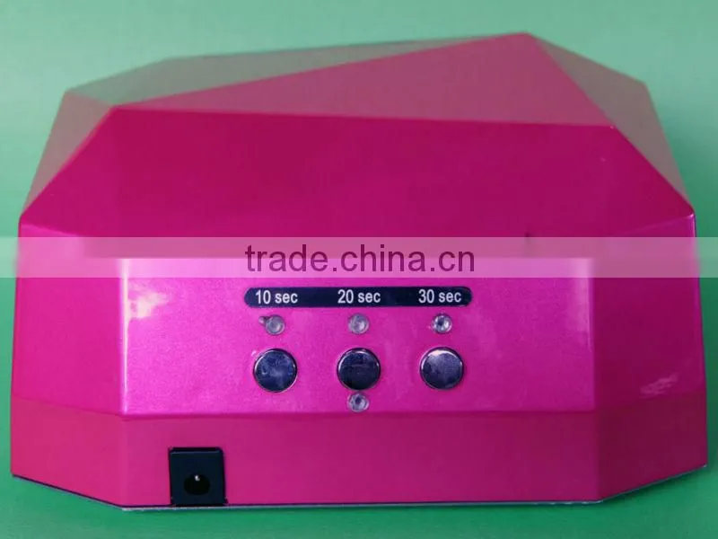 lovely heart shape 3w uv fingle lamp