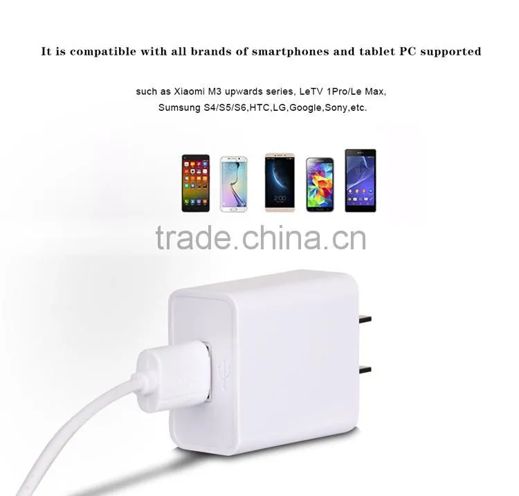 Economic promotional usb ac power adapter home wall charger (MX520U) 2A