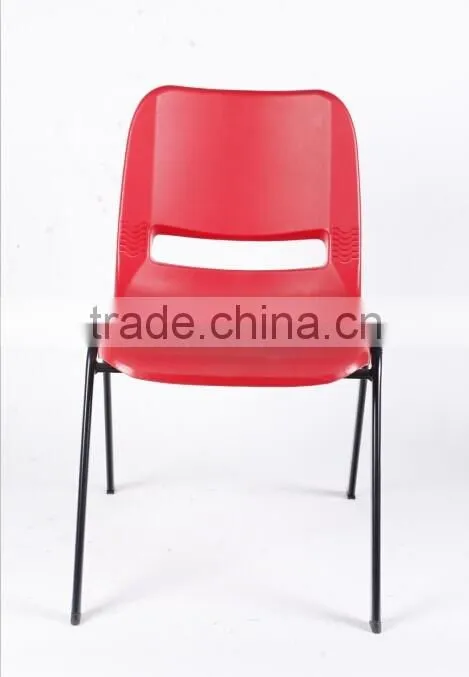 pp seat metal leg Stackable chair /school chair (1022A)