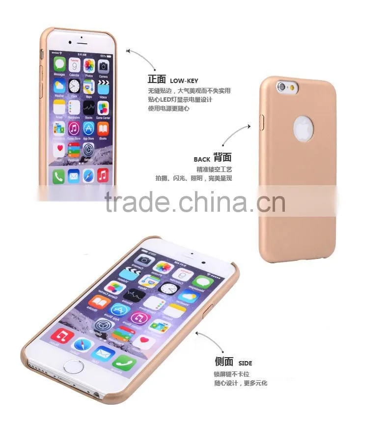 Best Seller Ultra Thin PC Phone Cover Logo Hollow Out Case For iPhone 6