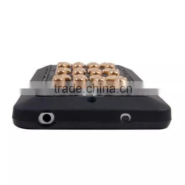Nice touch feel case for MI 4 ,3D rivet pattern case , rock heavy metal style case for MI 4