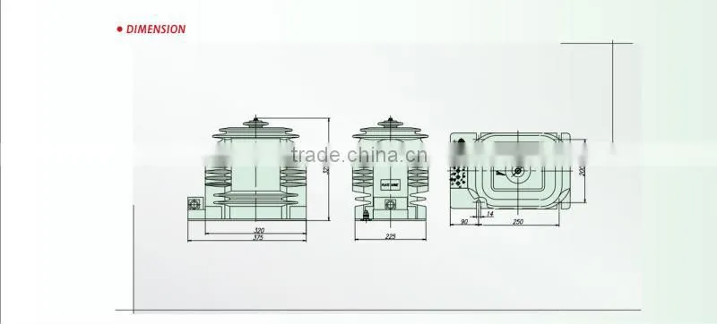 24 KV Indoor Cast-resin Voltage Transformer JDZX11-20