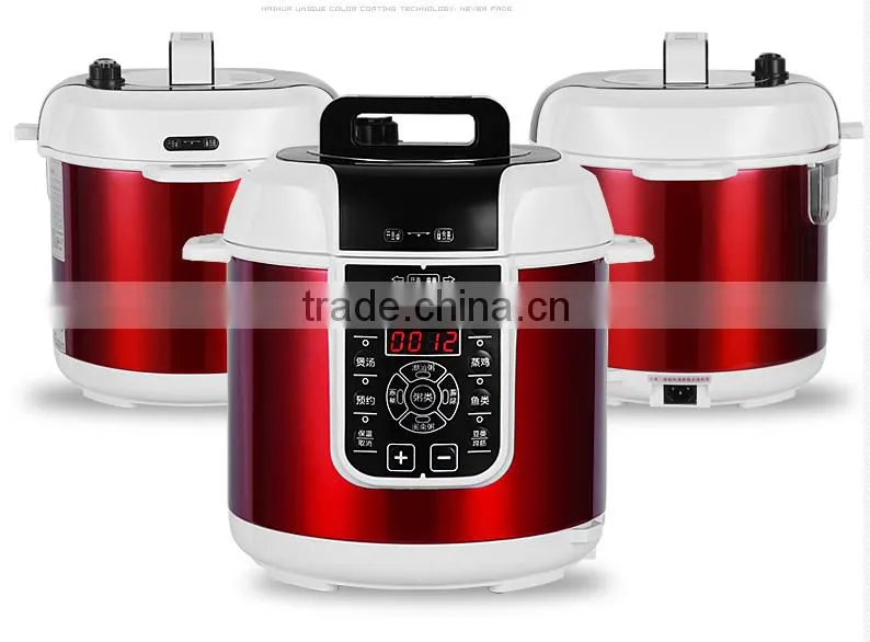 New electrical invention 3D heating non stick electric rice cooker intelligent pressure cooker with mechanical pressure control