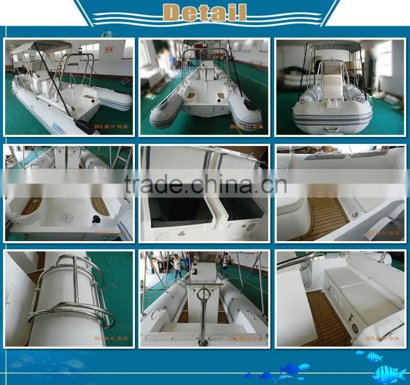 Ocean runner hydraulic steering boat rib 580