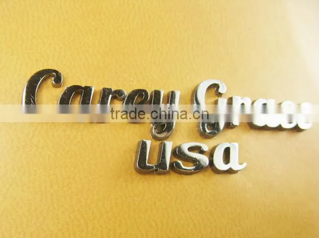 3d metal letter logo