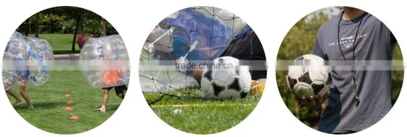 Factory! Human inflatable bumper bubble ball for football