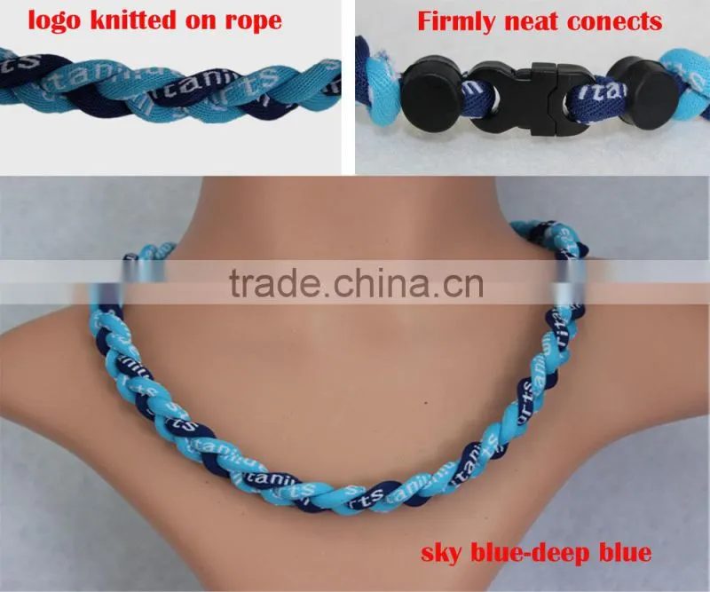 New Custom Germanium titanium necklace cord wholesale,satin cord necklace,braided necklace cords