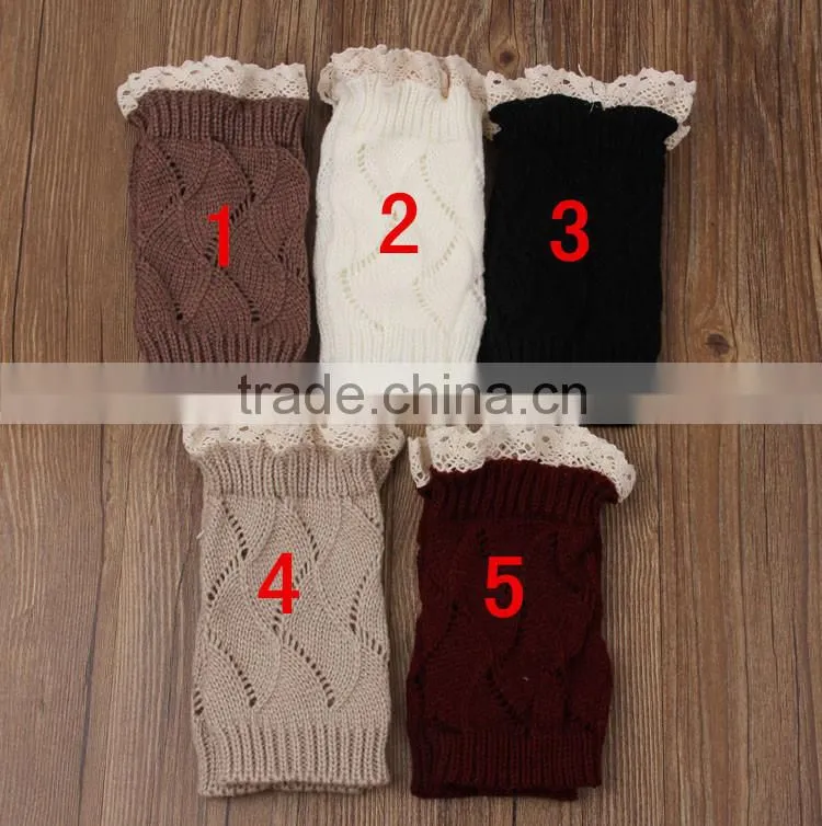 Free shipping baby heated leg warmer infant crochet knitted top leg warmer