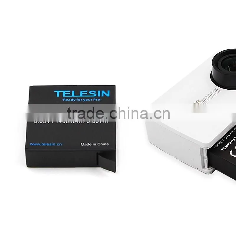 High capacity 1,400mAh Lithium Battery for Xiaomi Yi II 4K camera