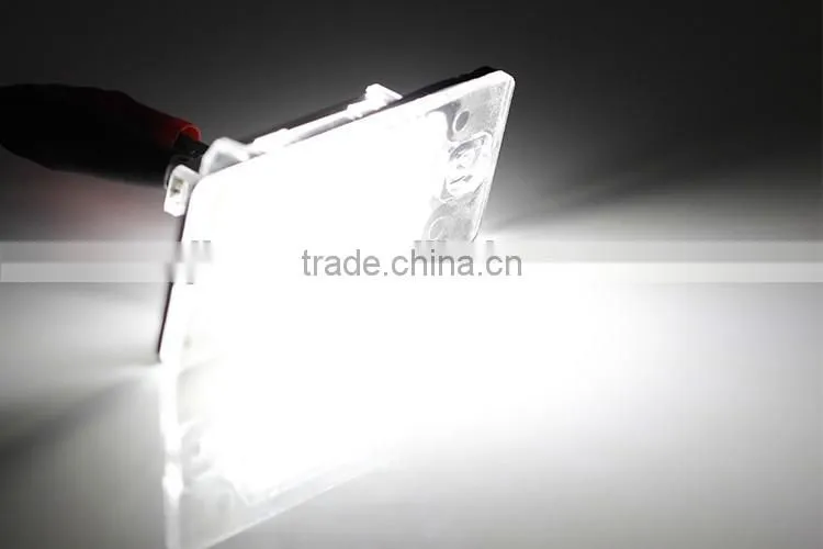 One year guaranteed 12V ABS material led license light led license plate lamp canbus for P orsche