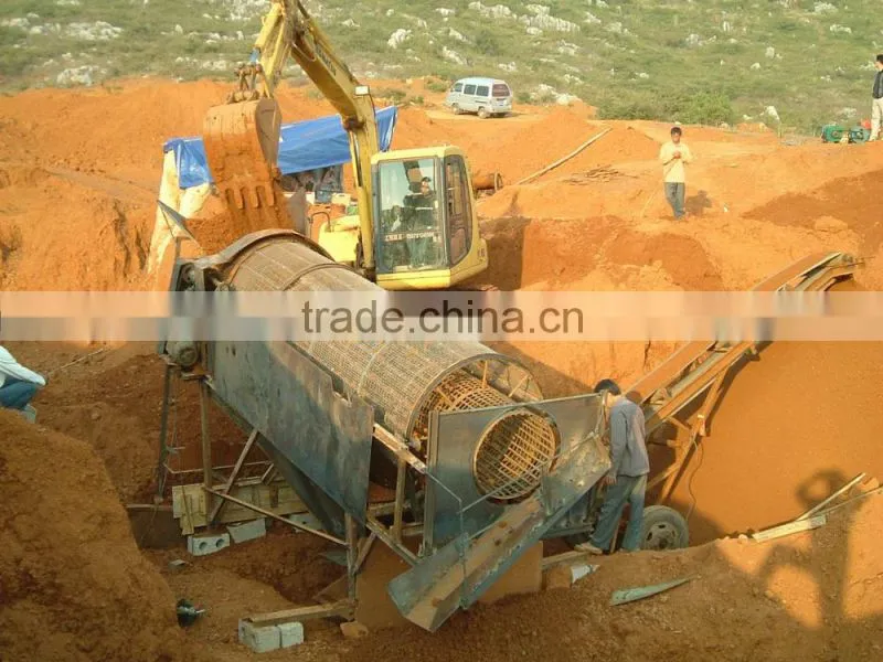 2014 best selling gold rotary trommel screen/grizzly screen for mining