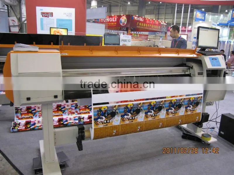 2.5 m Eco solvent Large Format Printer: ZY-E2500(6COLORS)