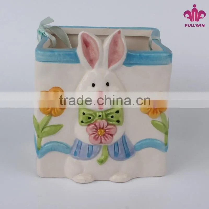 Cute ceramic animals home decoration for Easter day
