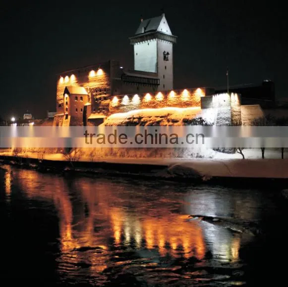 Modern City wall art canvas prints with LED lights
