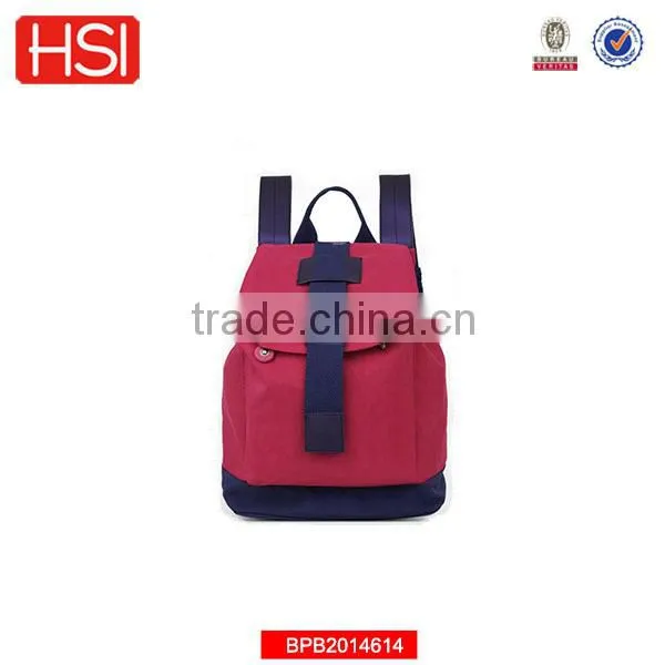 hot new products fashion red color cheap plain backpack