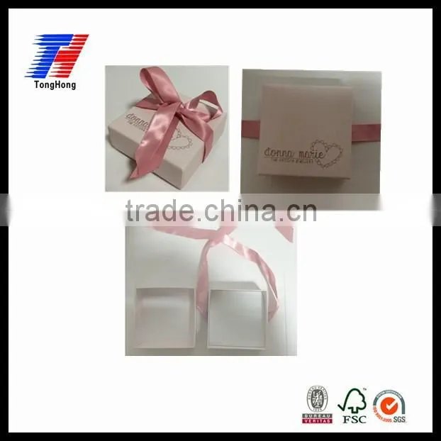 Chinese factory custom paper jewelry box high end luxury Jewelry gift box