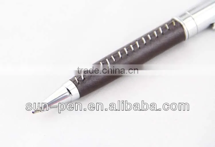 Promotional Fashionale metal leather pen