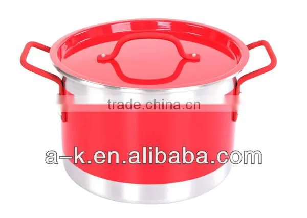 Wholesale China manufacturer Aluminum royalty line casserole with handle